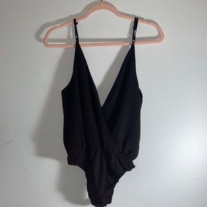 Black Flowing TOBI Bodysuit